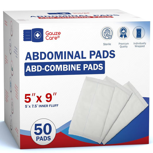 DRESSING,GEN USE,ABD PAD,5 X 9IN,STER,FLUFF FILLER (36/TRAY, 12TRAYS/CS=432/CS)