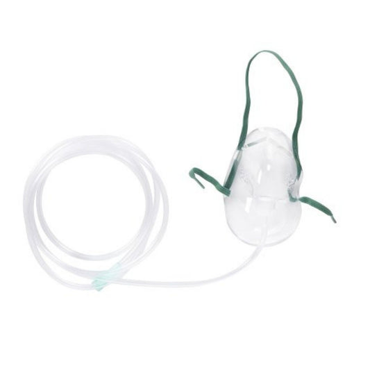 MASK,OXYGEN,AIR ENTRAINMENT,24-50 FIO2,TUBING L 7 FT