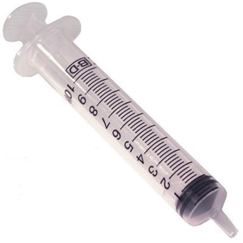 SYRINGE,W/O NEEDLE,CAPACITY 10ML,SLIP-TIP,DISP,STER,PLSTC (100/BX, 4BX/CS)
